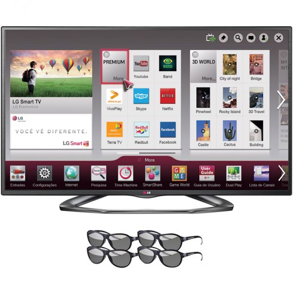 Smart TV 3D LED 47